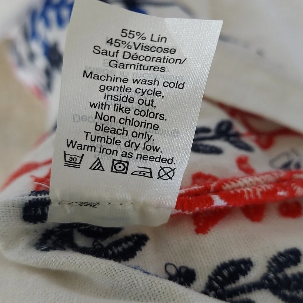 J.Crew Embroidered Linen Blend White Maxi Dress Womens XL
